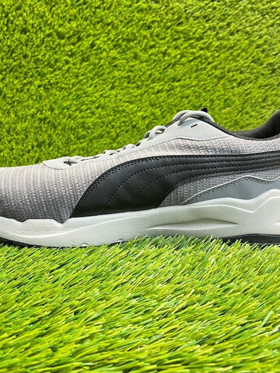 Puma Zip C Mens Size 12 Gray Black Athletic Running Walking Shoes Sneakers main image 7